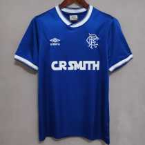 86 87 Rangers Home Retro Men Soccer jersey AAA36300