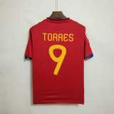2010 Spain Home Retro Men Soccer jersey AAA36078