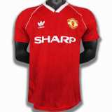 88 89 Man Utd Home Retro Men Soccer jersey AAA38733
