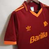 92 93 Roma Home Retro Men Soccer jersey AAA37214