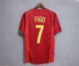 2004 Portugal Home Retro Men Soccer jersey AAA36173