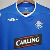 08 09 Rangers Home Retro Men Soccer jersey AAA36287