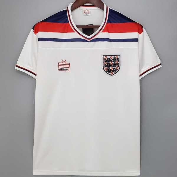 1982 England Home Retro Men Soccer jersey AAA35984