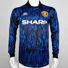 92 93 Man Utd Away Retro Long Sleeve Men Soccer jersey AAA38845
