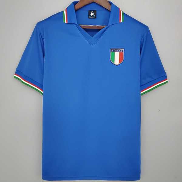 1982 Italy Home Retro Men Soccer jersey AAA36087