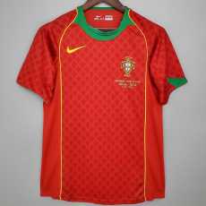 2004 Portugal Home Retro Men Soccer jersey AAA36173