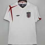2006 England Home Retro Men Soccer jersey AAA35978