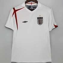 2006 England Home Retro Men Soccer jersey AAA35978
