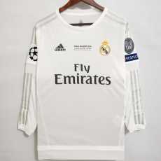 15 16 R MAD Home Retro Long Sleeve Men Soccer jersey AAA37974