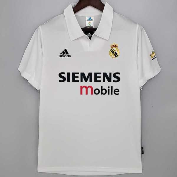 02 03 R MAD Home Retro Men Soccer jersey AAA37866