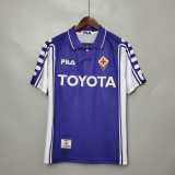 99 00 Fiorentina Home Retro Men Soccer jersey AAA37269