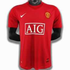 07 08 Man Utd Home Retro Men Soccer jersey AAA38744
