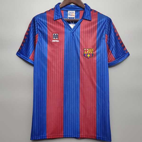 90 92 BAR Home Retro Men Soccer jersey AAA37964