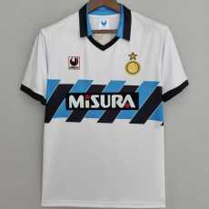 90 92 INT Away Retro Men Soccer jersey AAA37054
