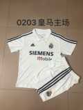 02 03 R MAD Home Retro Kids Soccer jersey AAA37877
