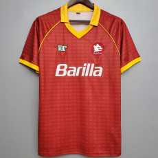 90 92 Roma Home Retro Men Soccer jersey AAA37229