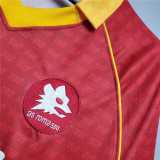 90 92 Roma Home Retro Men Soccer jersey AAA37229