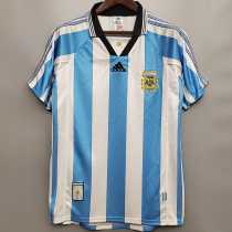 1998 Argentina Home Retro Men Soccer jersey AAA36135