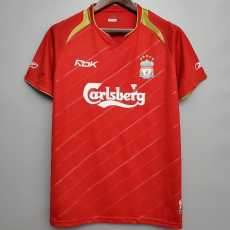 05 06 LIV Home Retro Men Soccer jersey AAA38812