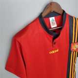 1996 Spain Home Retro Men Soccer jersey AAA36063
