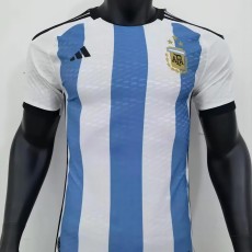 【3 Stars】2023 Argentina Home Player Version Men Soccer jersey AAA39607