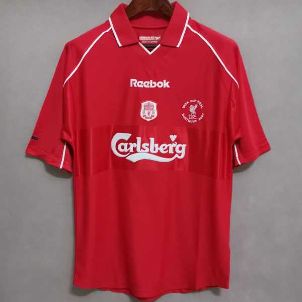 01 02 LIV Home Retro Men Soccer jersey AAA38798