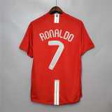 07 08 Man Utd Home Retro Men Soccer jersey AAA38745