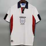 1998 England Home Retro Men Soccer jersey AAA36165