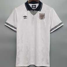 1990 England Home Retro Men Soccer jersey AAA36149