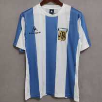1986 Argentina Home Retro Men Soccer jersey AAA36099