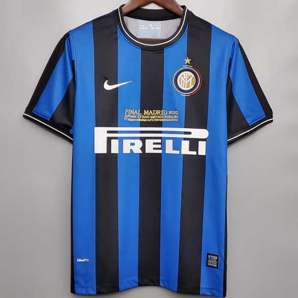 09 10 INT Home Retro Men Soccer jersey AAA37308