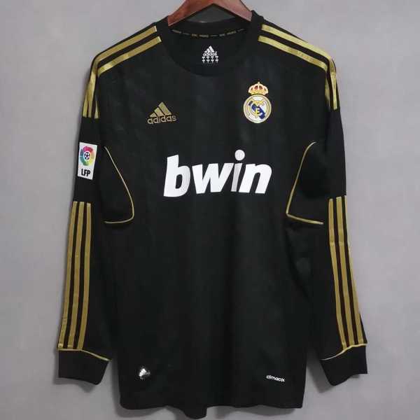11 12 R MAD Away Retro Long Sleeve Men Soccer jersey AAA37998