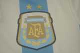 2014 Argentina Home Retro Long Sleeve Men Soccer jersey AAA36091