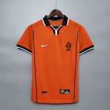 1998 Netherlands Home Retro Men Soccer jersey AAA36164
