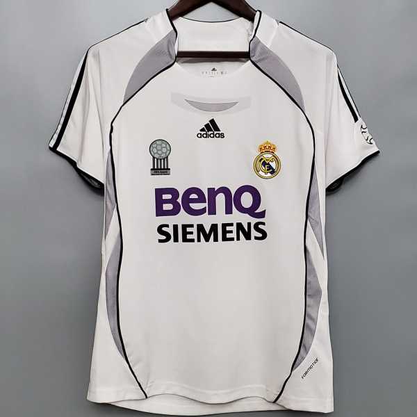 06 07 R MAD Home Retro Men Soccer jersey AAA37986