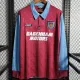 95 97 West Ham Home Retro Long Sleeve Men Soccer jersey AAA39022