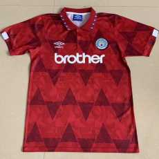 1991 Man City Away Retro Men Soccer jersey AAA38651
