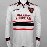 98 99 Man Utd Away Retro Long Sleeve Men Soccer jersey AAA38848