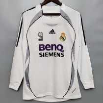 06 07 R MAD Home Retro Long Sleeve Men Soccer jersey AAA37947