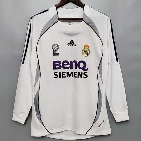 06 07 R MAD Home Retro Long Sleeve Men Soccer jersey AAA37947