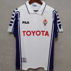 99 00 Fiorentina Away Retro Men Soccer jersey AAA37225
