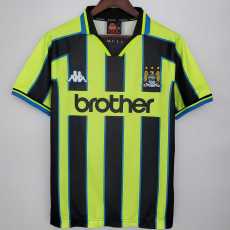 98 99 Man City Away Retro Men Soccer jersey AAA39351
