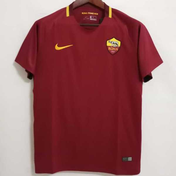 17 18 Roma Home Fans Version Men Soccer jersey AAA37104