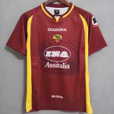 97 98 Roma Home Retro Men Soccer jersey AAA37185
