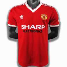 82 83 Man Utd Home Retro Men Soccer jersey AAA38829