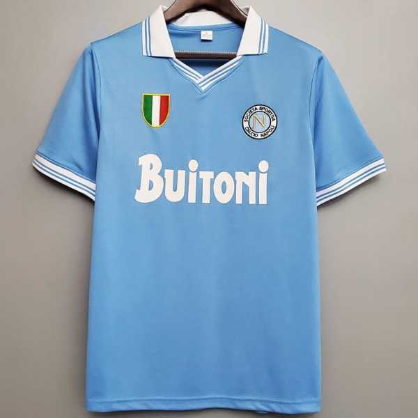 86 87 Napoli Home Retro Men Soccer jersey AAA37231