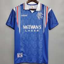 96 97 Rangers Home Retro Men Soccer jersey AAA36333