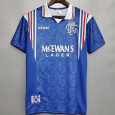 96 97 Rangers Home Retro Men Soccer jersey AAA36333