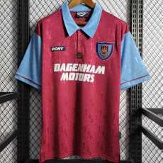 95 97 West Ham Home Retro Men Soccer jersey AAA39024