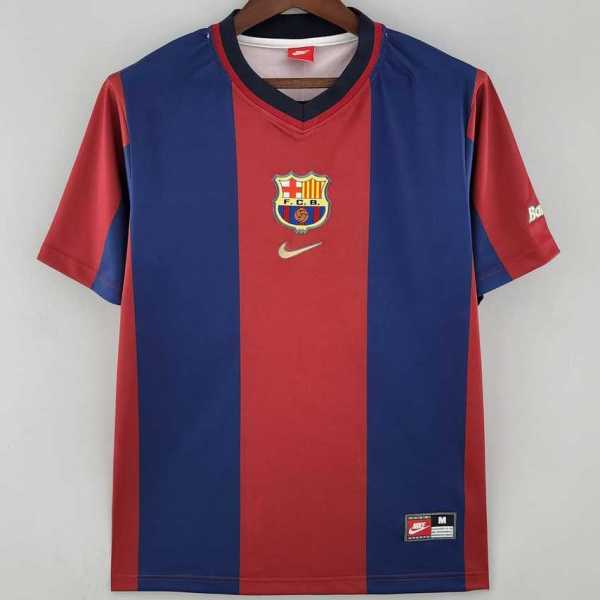 98 99 BAR Home Retro Men Soccer jersey AAA37652